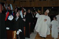 Estudantes queimam fitas