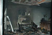 Incêndio destrói habitação