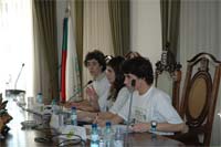 Jovens deputados discutem desporto