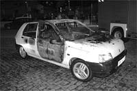 Incendiou o próprio carro