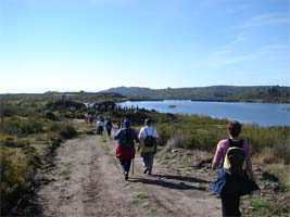Caminhada termina com magusto