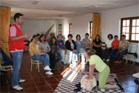 Socorristas nas aldeias