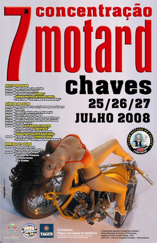 VII Concentração Motard de Chaves este fim-de-semana