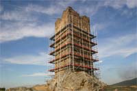 Castelo de Penas Róias em obras