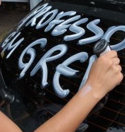 Professores em greve