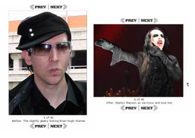 O que a maquilhagem faz às estrelas rock – veja aqui