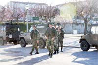 Militares treinam em Mirandela antes da partida para o Kosovo