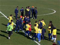 Estádio cheio para apoiar Rafael