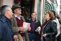 Ilda Figueiredo faz campanha em Bragança