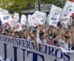 Enfermeiros manifestam-se