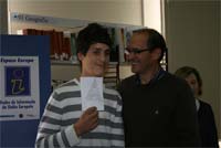 Estudantes premiados no Dia da Europa
