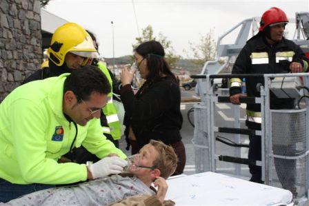 Hospital de Bragança testou plano de emergência com simulacro de incêndio na pediatria
