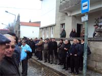 Agricultores em protesto