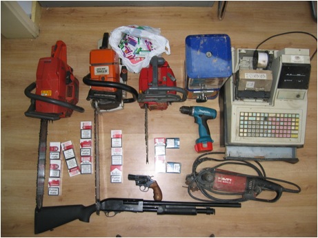 GNR recupera material roubado