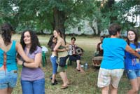 Jovens fazem a festa em Palaçoulo