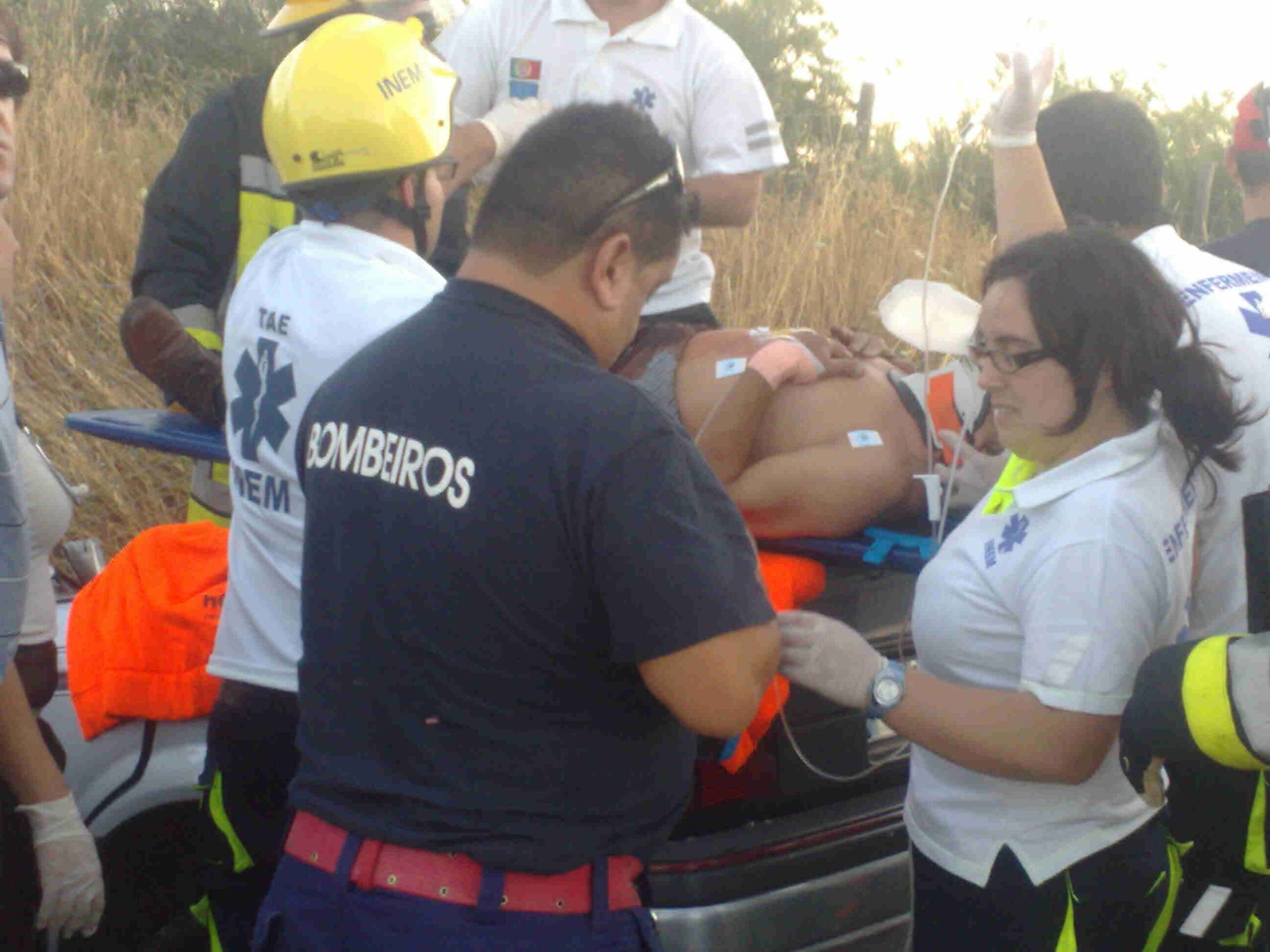 Acidente aparatoso cortou IP4 durante quase duas horas