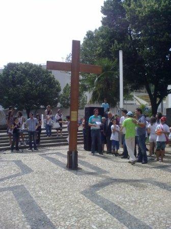 Cruz das Jornadas Mundiais da Juventude passa por Bragança
