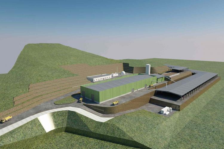 Central de Resíduos em marcha