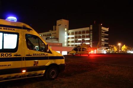 Dois atropelamentos causam feridos graves em Bragança