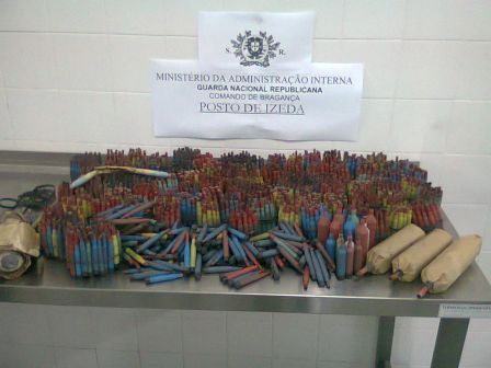 GNR apreendeu explosivos em Izeda