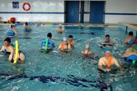 Hidroginástica dá saúde a idosos da Santa Casa