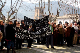 Manifestação contra o encerramento do SAP