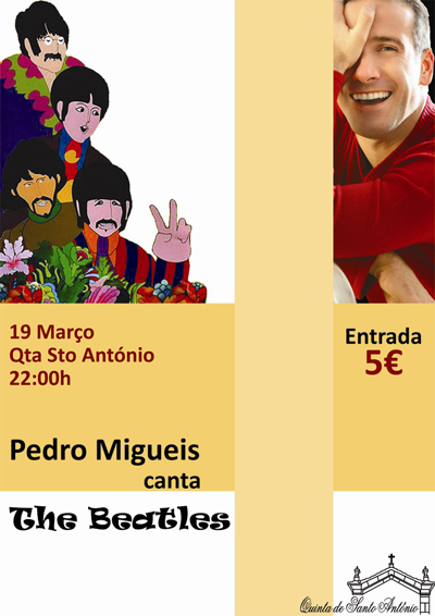 Pedro Migueis canta The Beatles ao vivo na Quinta de Santo António – Tabuaço