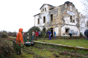 Portugueses e espanhóis limpam Linha do Douro