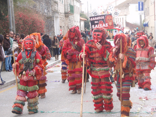 Caretos no Carnaval do País