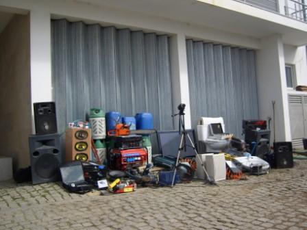 GNR apreende material furtado