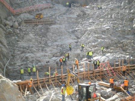 Maior barragem do Baixo Sabor inicia betonagem