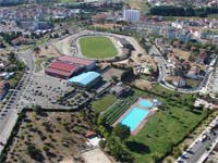 INEM aterra no Estádio Municipal