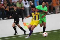 Serenata de futebol à chuva limiana