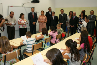 Cavaco Silva inaugurou Centro Escolar