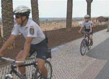 Azibo é primeira praia fluvial com GNR de bicicleta