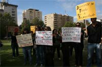 Enfermeiros reclamam emprego