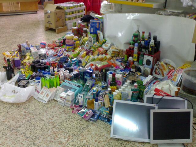 Três mil euros em alimentos roubados em supermercado