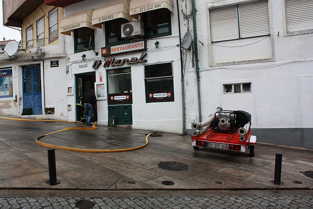 Inundações e acidentes em Bragança devido à chuva