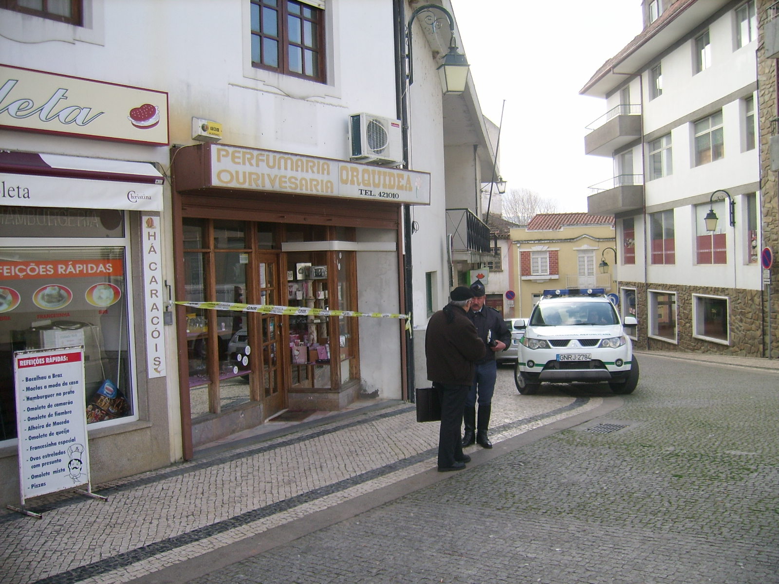 Ourivesaria assaltada esta manhã em Macedo de Cavaleiros