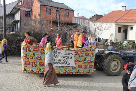 Coelhoso saiu à rua para festejar o Carnaval