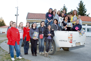 Ao volante mandam elas