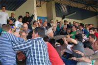 Festa estragada por ânimos exaltados