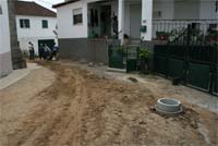 Saneamento parado em Terroso