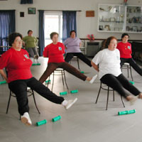 Mais idosos em actividade física