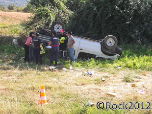 Duas crianças feridas em acidente