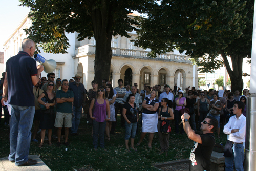 Poucos saíram à rua para protestar em Bragança