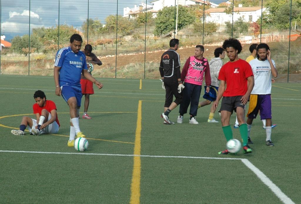 Africanos optimistas para o jogo com o Moncorvo