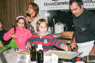 Bolachas de castanha para crianças