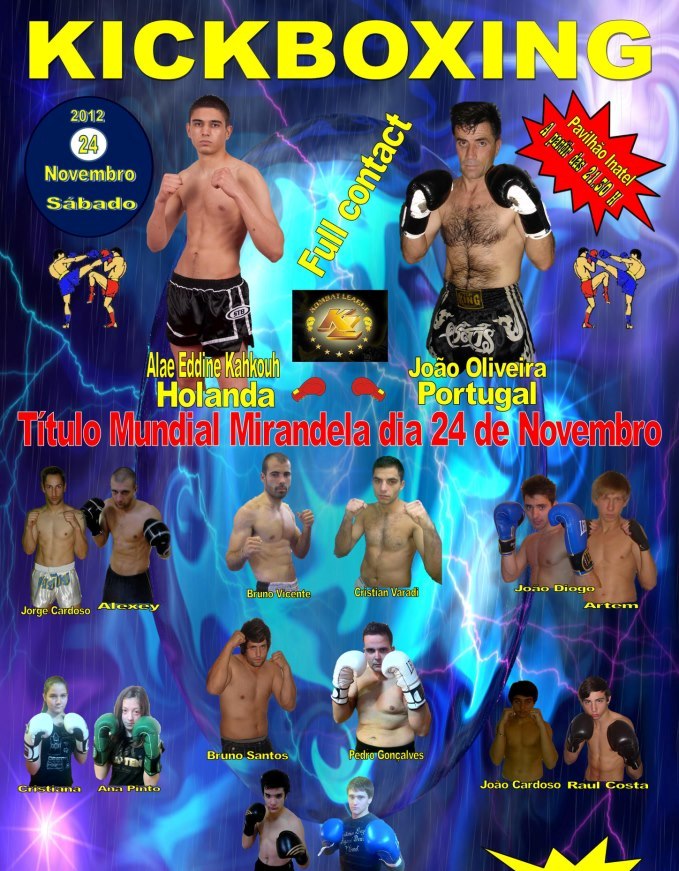 João Oliveira defende título mundial de Full Contact em Mirandela