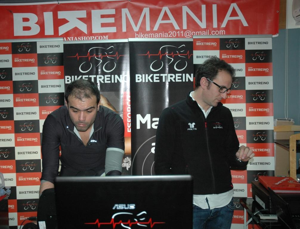 João Cabreira em Bragança com o BikeTreino